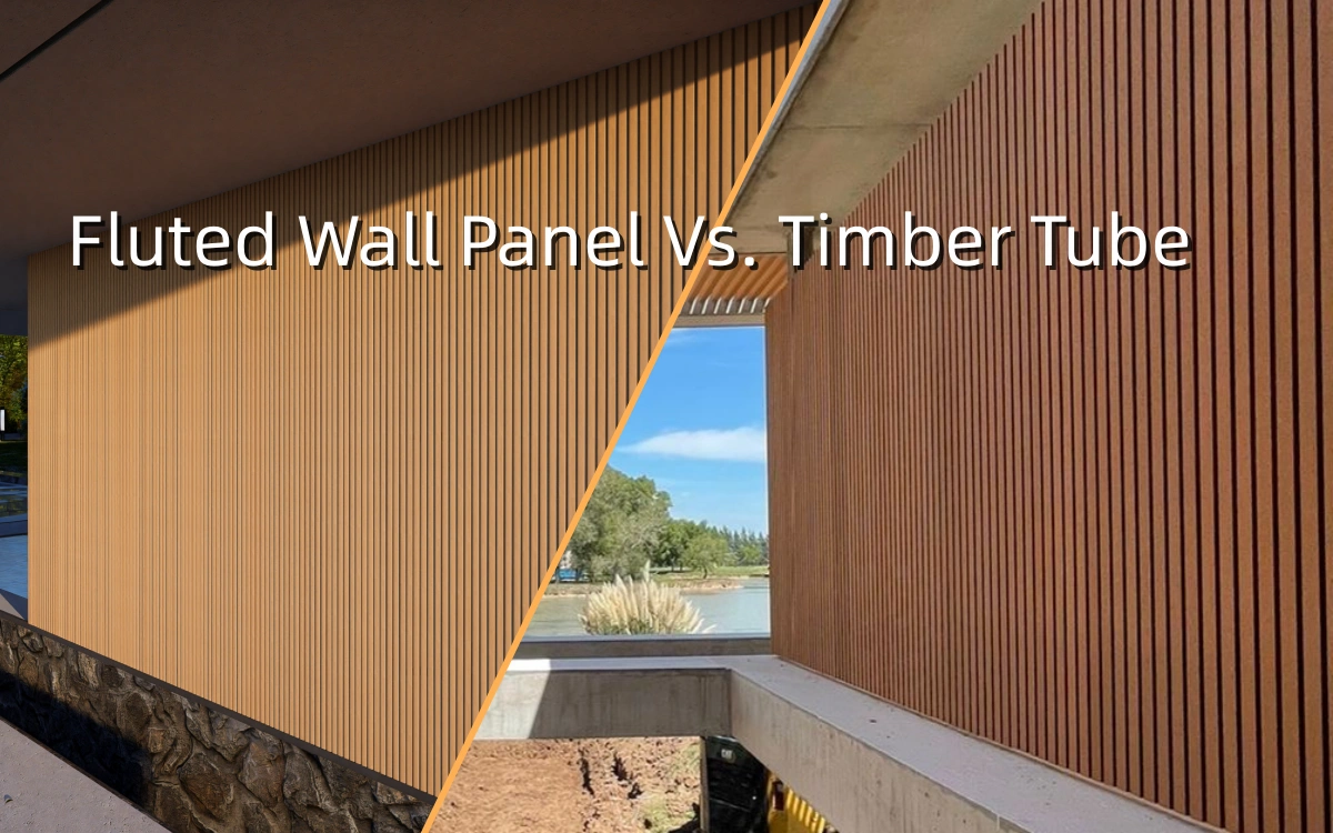 Timber Tubes vs. Fluted Wall Panels