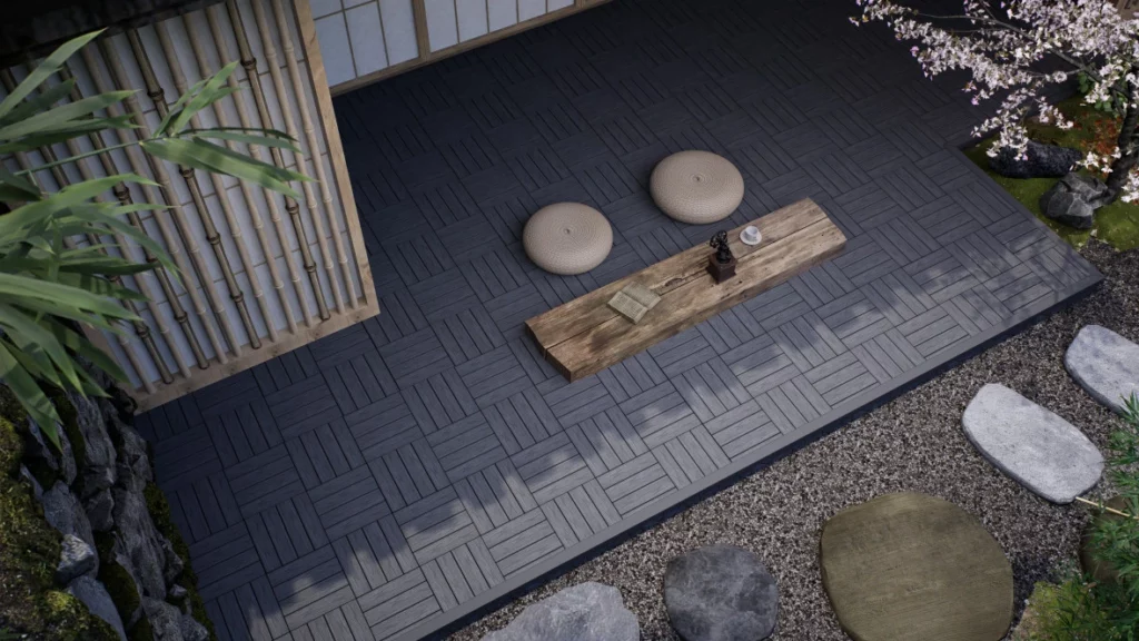 Where Can Interlocking Wood Deck Tiles be Used?