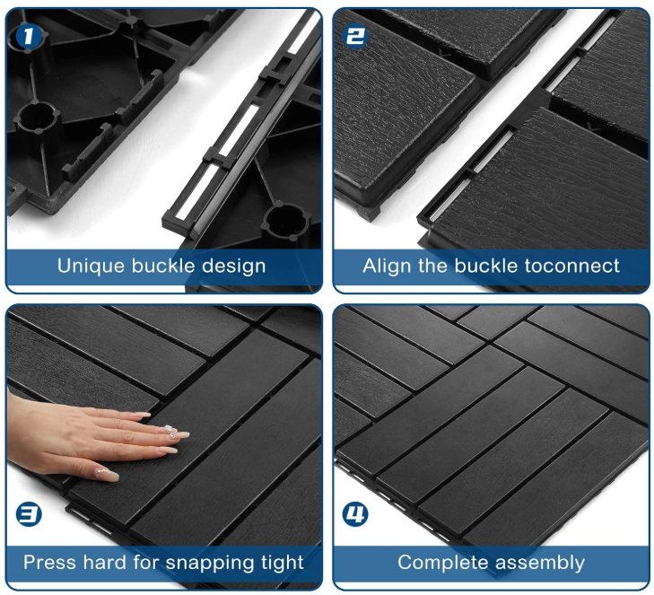 Loop-and-Tab – Features loops on one side and tabs on the other for a secure fit.