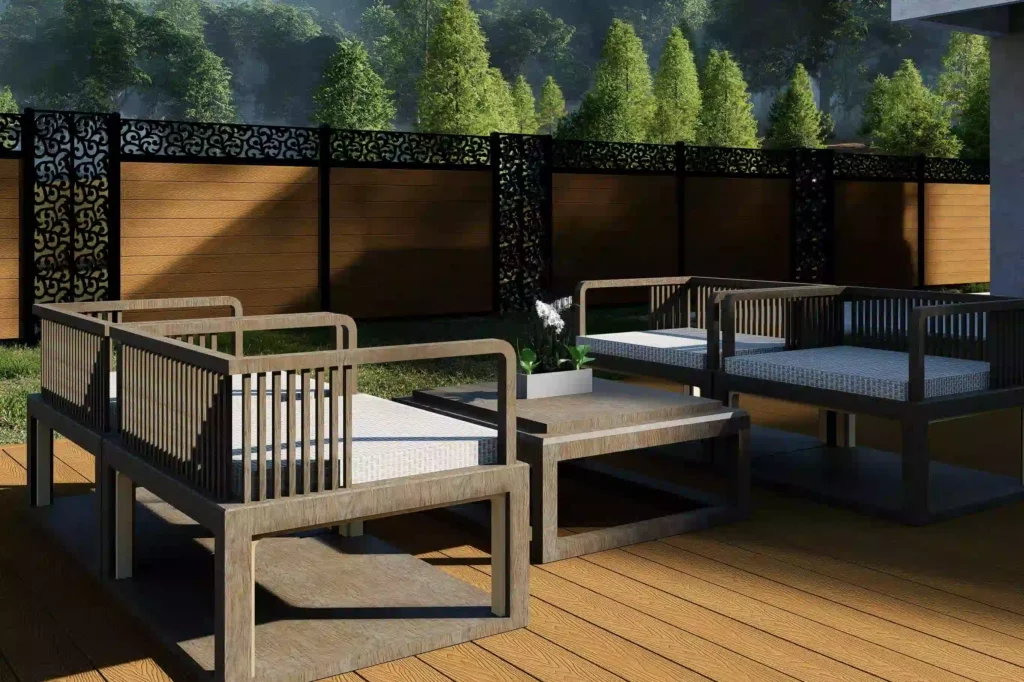 Feelingwood WPC escrime: choix Élégant pour votre maison de l'espace extérieur