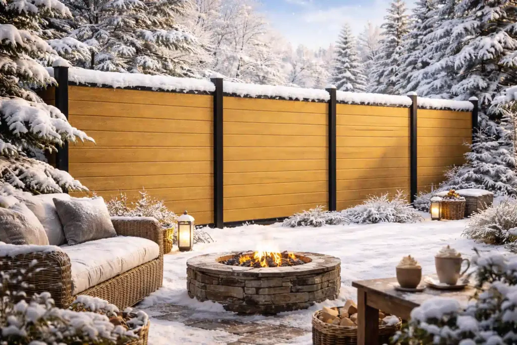 Performance of WPC Fencing in Canada's Cold Winter Conditions with Snow Accumulation