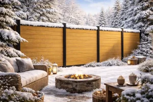 Performance of WPC Fencing in Canada's Cold Winter Conditions with Snow Accumulation