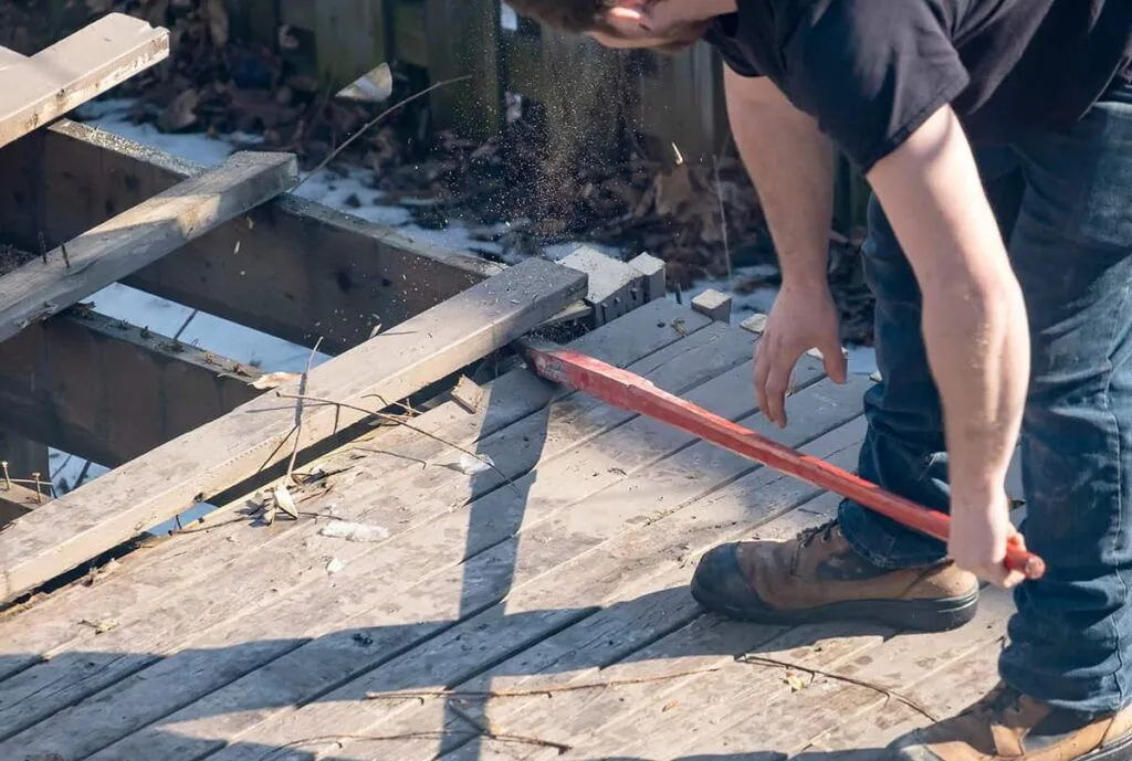 Demolition and Removal of Existing Deck