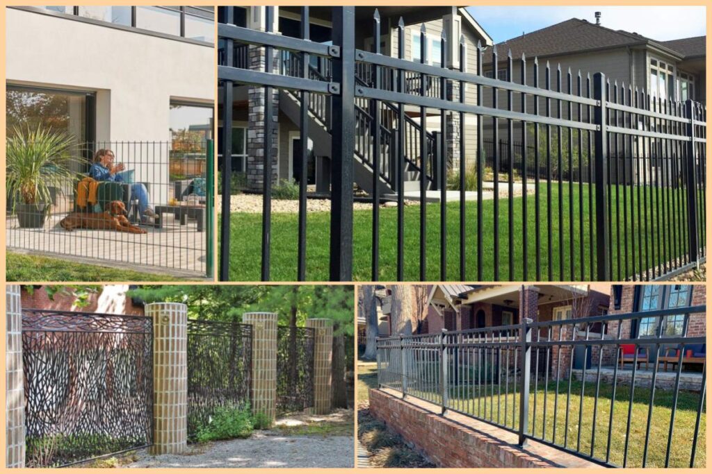 Exploring 5 Fence Materials For Your Backyard - Metal fence