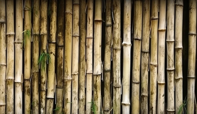 Mold bamboo fence